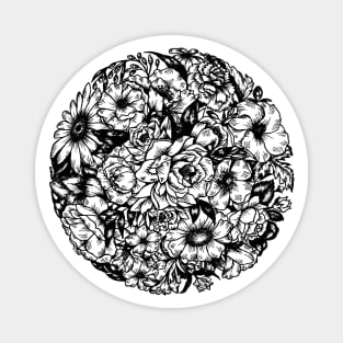 World of Flowers Magnet